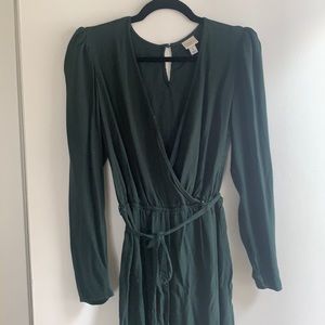 Green jumpsuit